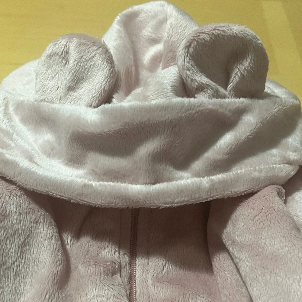 Carter's Soft Pink Bear Footie